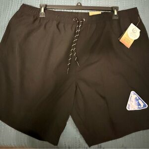 Ocean Current Men's Black Board Shorts